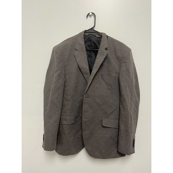 Rodd & Gunn Original Fit Mens M Gray Two Button Blazer Jacket Woven In Italy